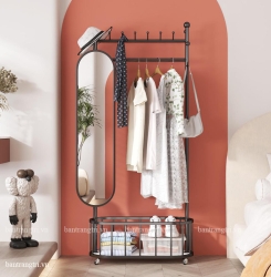 Cây treo quần áo có gương CT42