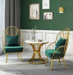 Bộ bàn ghế decor BG080